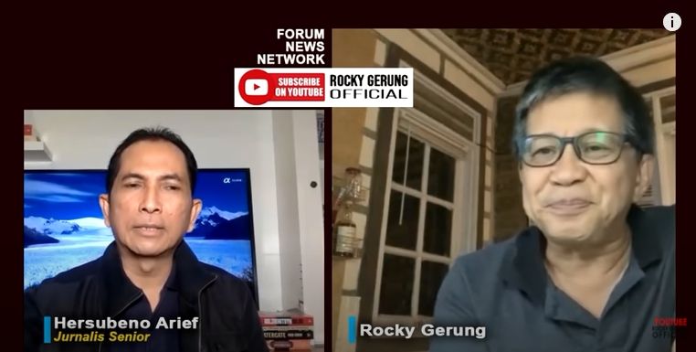 Rocky Gerung. (Youtube)