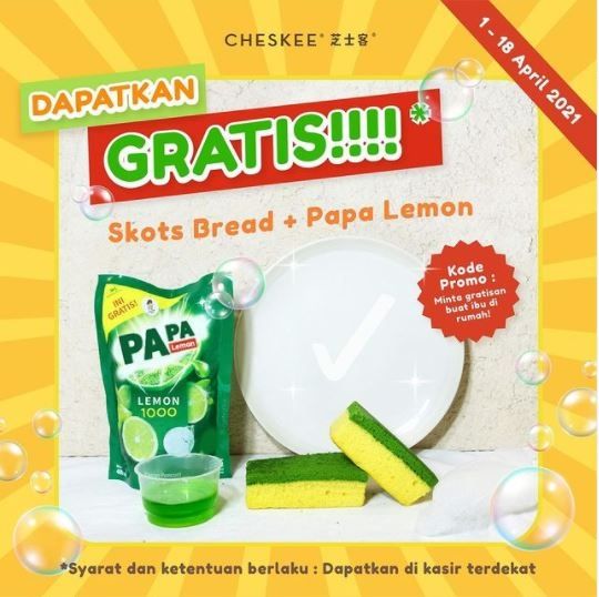 Skots Bread dan Papa Lemon (Instagram @cheskee.id)