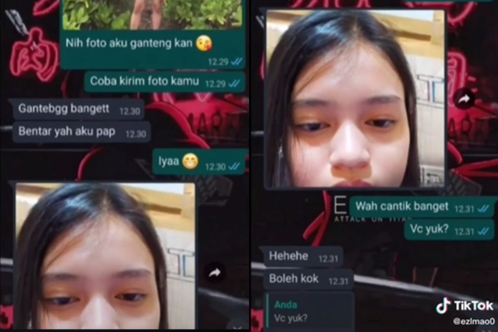 Kenal ngaku cewek. (Tiktok/@ezlmao0)