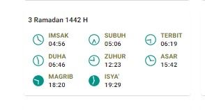 Jadwal Imsakiyah Denpasar Bali April Ramadhan Hijriah