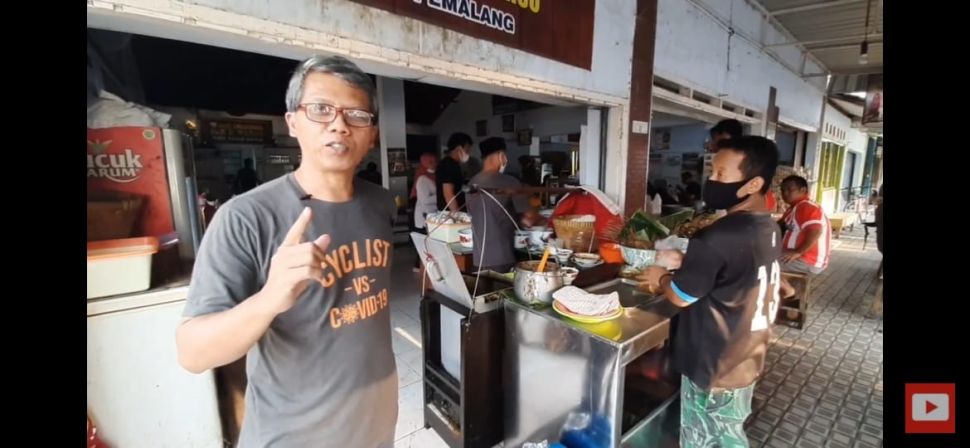 Nasi Grombyang H. Warso, Kuliner Wajib Buka Puasa dari Pemalang (Youtube/Fauzie Channel)