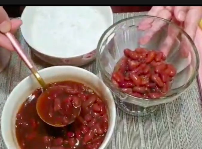 Es kacang merah khas Palembang [YouTube]