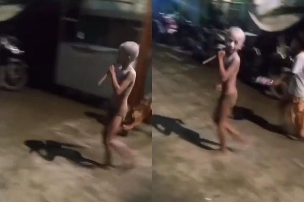 Viral Tuyul Ikut 'Dilepas' Buat Bangunkan Sahur. (Instagram/@jakut.info)