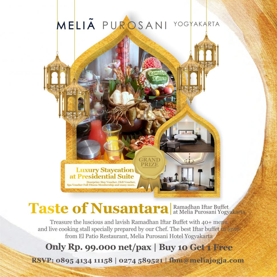 Taste of Nusatara di Melia Purosani Yogyakarta (Istimewa/Melia Purosani Yogyakarta)