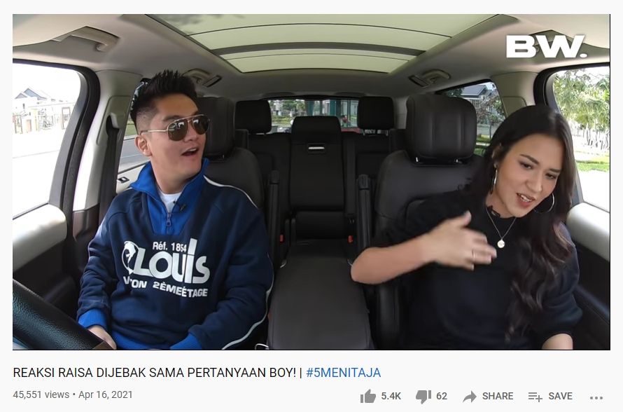 Takut Disetrum, Raisa Lebih Pilih Dihukum Pancung. (Youtube/Boy William)