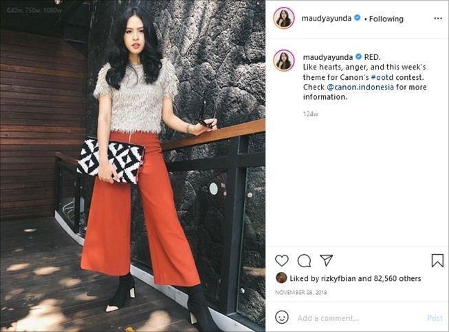 Gaya Maudy Ayunda, Si Cantik yang Masuk Forbes 30 Under 30 Asia 2021. (Instagram/@maudyayunda)