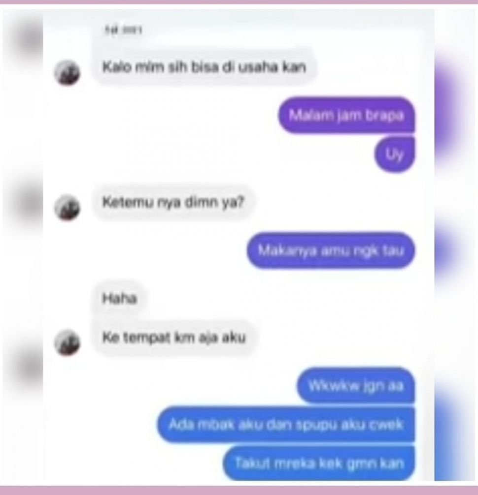 Chat IG Sule dengan Tisya Erni (lamiscomer)