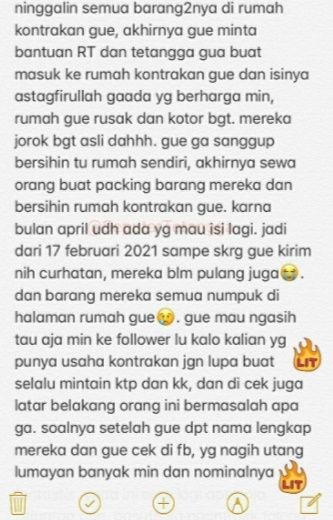 Viral Curhatan Pasutri Bikin Emosi Saat Ngontrak Rumah. (Twitter/@SeputarTetangga)