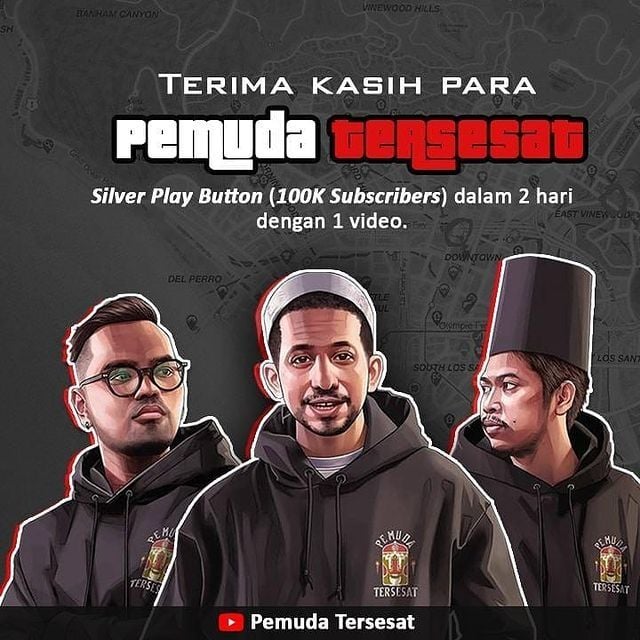 Acara Pemuda Tersesat, Coki Pardede, Habib Husein Jafar Al Hadar dan Tretan Muslim (instagram/tretanmuslim)