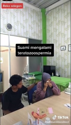 11 tahun belum dikaruniai anak. (Tiktok/@infobumildansikecil)