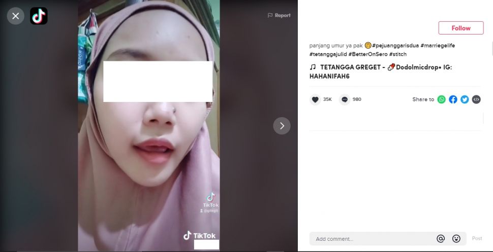 Viral tetangga resek sering nanya kapan hamil (TikTok),