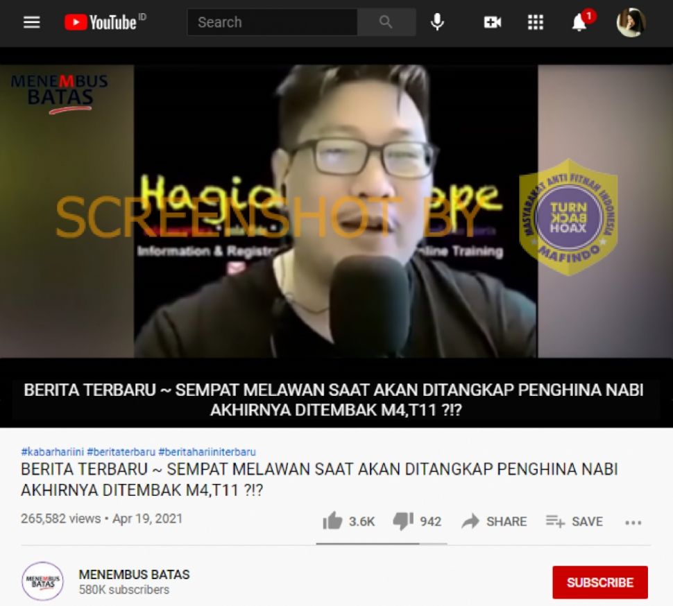 Ada kabar jika Jozeph Paul Zhang ditembak mati saat ingin ditangkap.