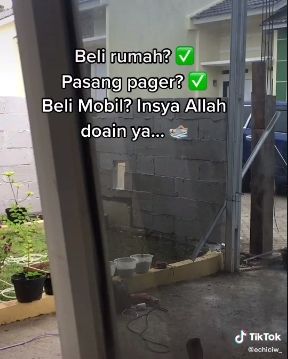 Dicibir gegara gelar penikahan di KUA. (Tiktok/@echiciw_)