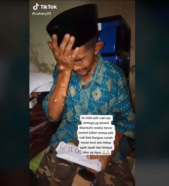 Viral Aksi Pria Meminta Pekerjaan Demi Nafkahi Istri (tiktok.com/@cahary20)