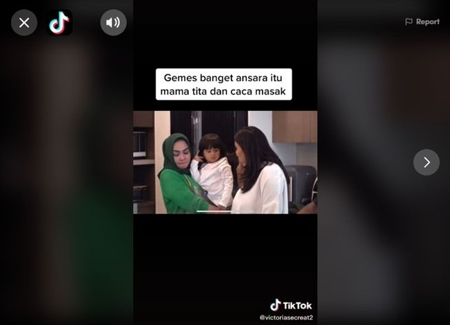 Cara Caca Tengker mendidik anak banjir pujian. (TikTok/@victoriasecreat2)