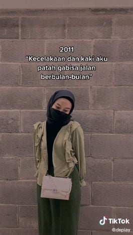 Kisah wanita hidup seorang diri. (Tiktok/@depiay)