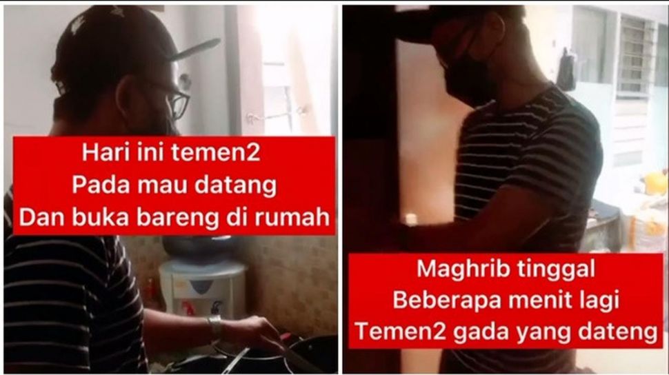 Masak Besar Buat Bukber, Nggak Ada Satupun yang Datang (TikTok/Aziejunsan22)