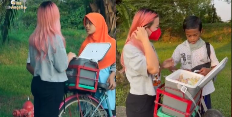 Bocah penjual es mambo berkebutuhan khusus putuh sekolah gegara kena bully teman (TikTok).