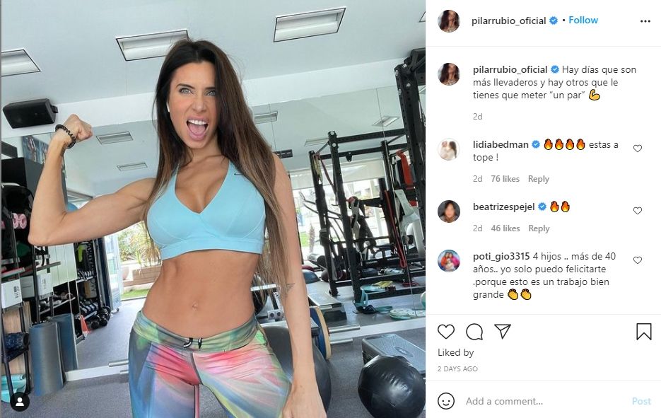 Istri Sergio Ramos, Pilar Rubio jalani karantina. (Instagram/pilarrubio_oficial)