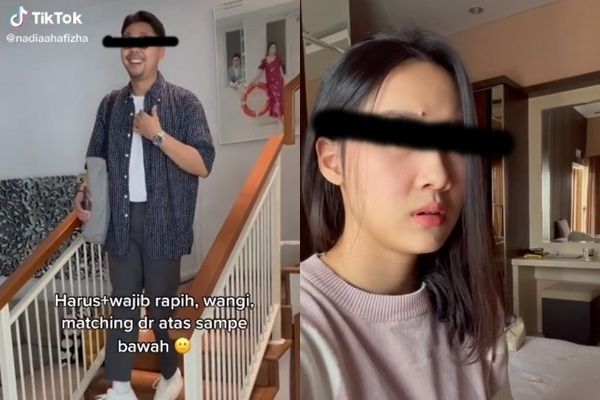 Viral Istri Curhat Kesal Suami Perfeksionis. (TikTok/@nadiaahafizha)