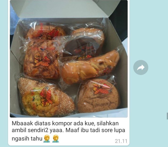 Ibu Kos Baik Hati, Sering Tinggalkan Makanan Enak Untuk Para Penghuni. (Twitter)