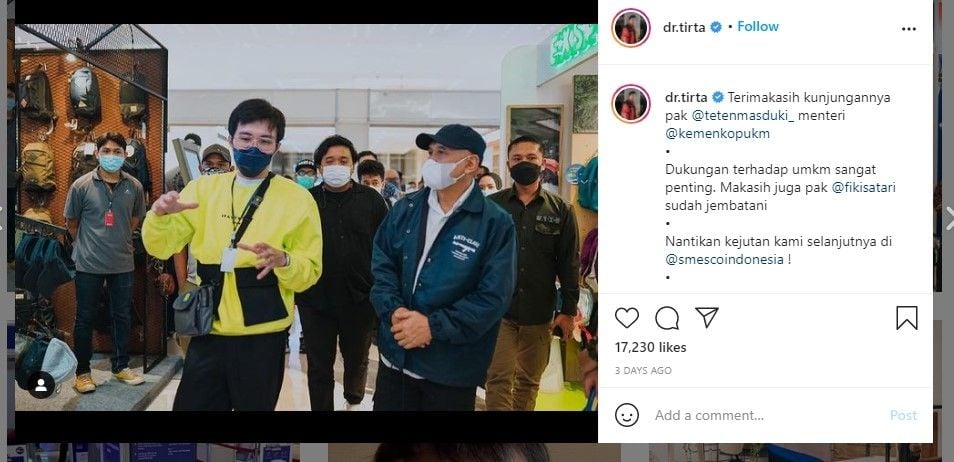 Dokter Tirta (IG/dr.tirta)