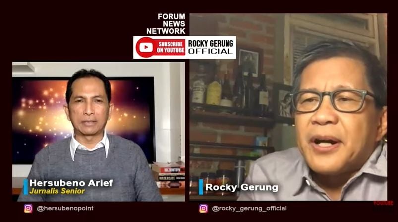Rocky Gerung soal KPK dan Novel Baswedan (YouTube).