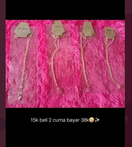 Niatnya Promo, Harga Kalung Ini Malah Bikin Emosi (twitter.com/txtdarionlshop)