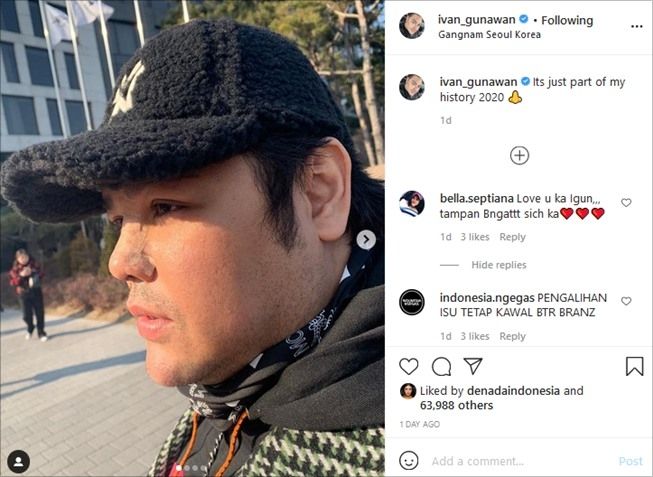 Ivan Gunawan Kenang Momen Permak Hidung di Korea, Potretnya Tuai Perhatian. (Instagram/@ivan_gunawan)