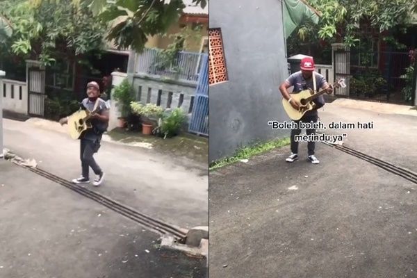 Viral Pengamen Bikin Pemilik Rumah Syok dan Teriak Minta Didatangi. (Instagram/@desyaaaaa)