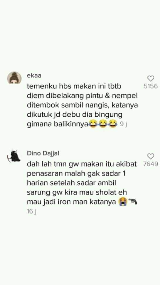 Gara-gara kecubung. (Twitter)