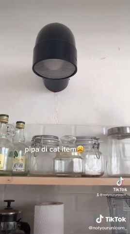 Perabotan rumah serba DIY. (Tiktok/@notyourunicorn_)