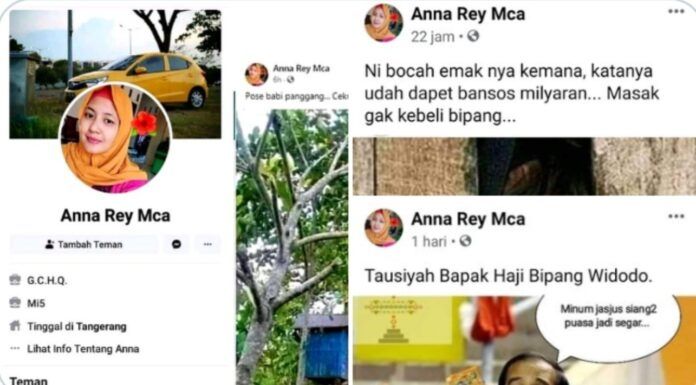 Presiden Jokowi dihina di Facebook