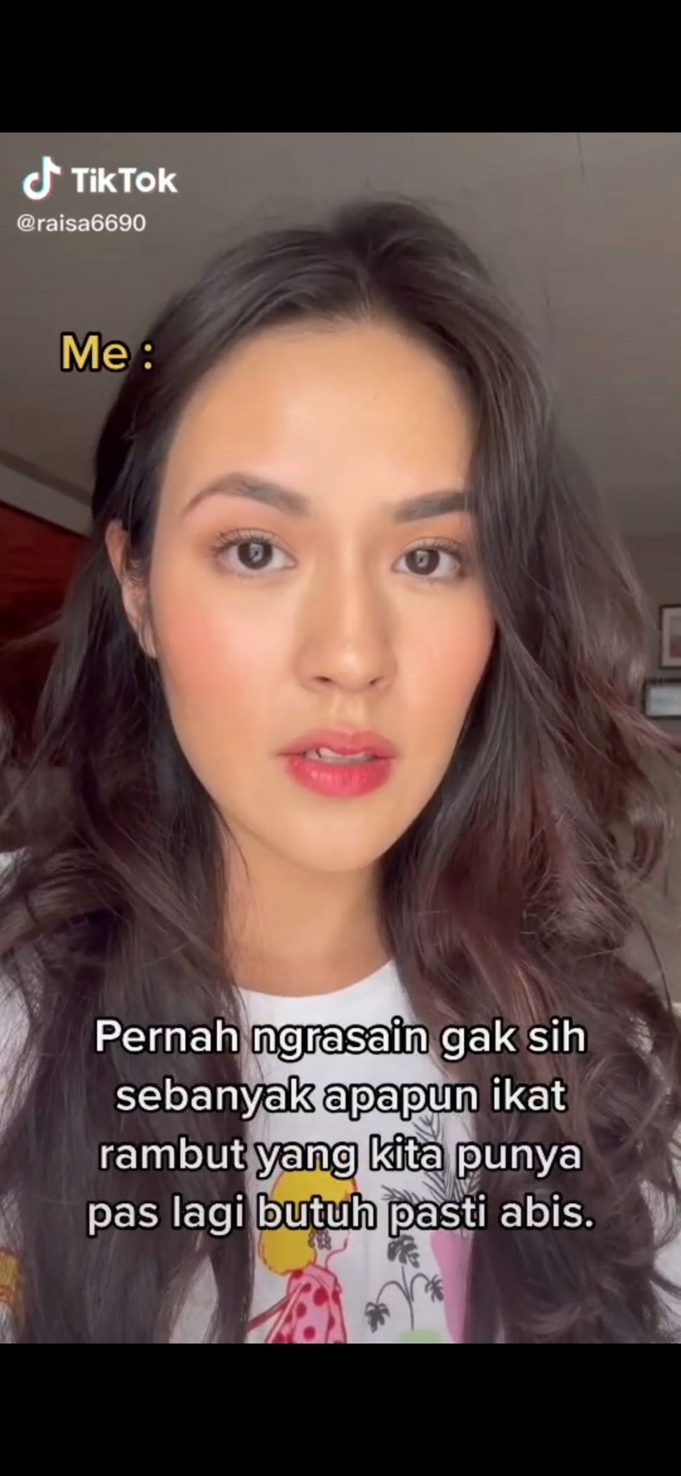 Raisa Curhat Sering Kehilangan Ikat Rambut, Ternyata Ada Di Sini. (Dok: TikTok)