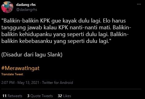 Tagar 'Slank Penipu' Jadi Trending Panen Kritik. (Twitter/@dadangrhs)