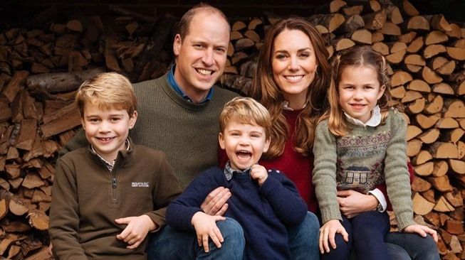 Keluarga Pangeran William dan Kate Middleton. (Instagram/@dukeandduchessofcambridge)