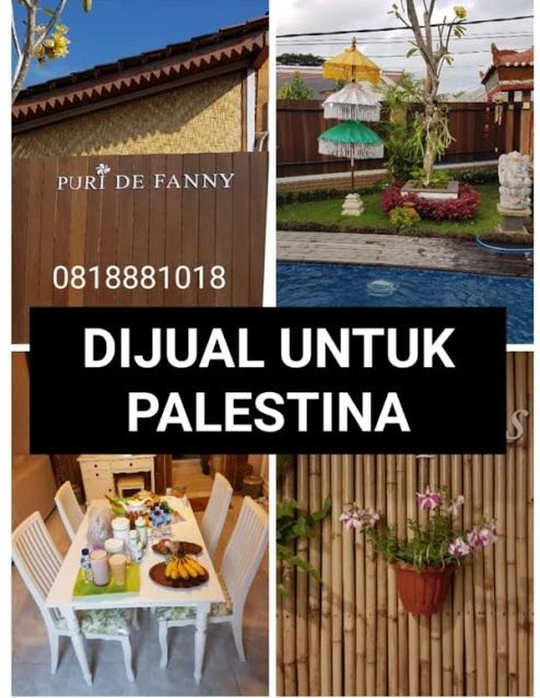 Rumah mewah dijual untuk bantu rakyat Palestina. 