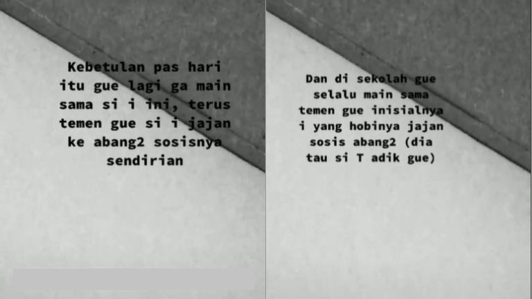 Pengakuan wanita pernah dijodohkan dengan adik oleh pedagang di kantin (TikTok/@intansrprnm).