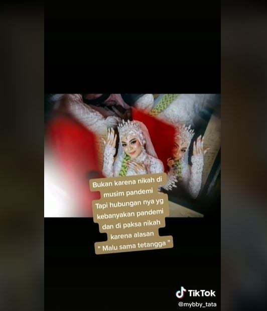 Tiga Tahun Pacaran, Wanita Ini Malah Cerai setelah Sebulan Nikah (tiktok.com/@mybby_tata)