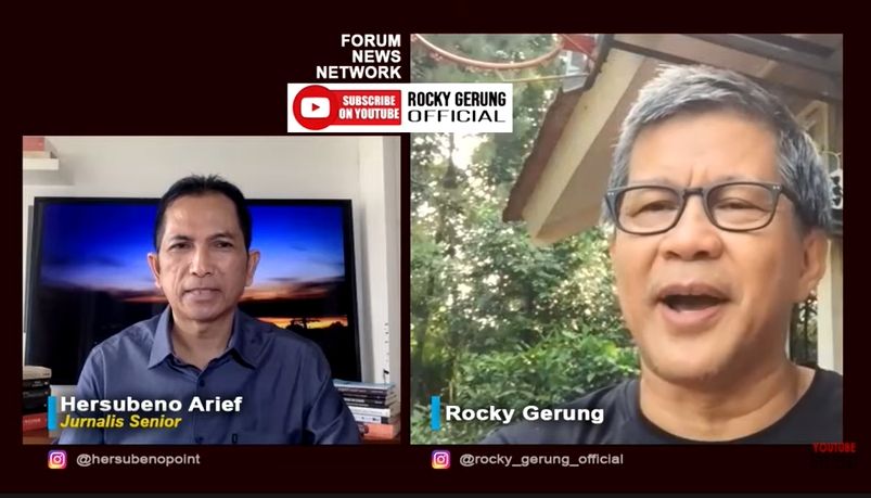 Rocky Gerung soal era Jokowi dan orde baru (YouTube/RockyGerungOfficial).