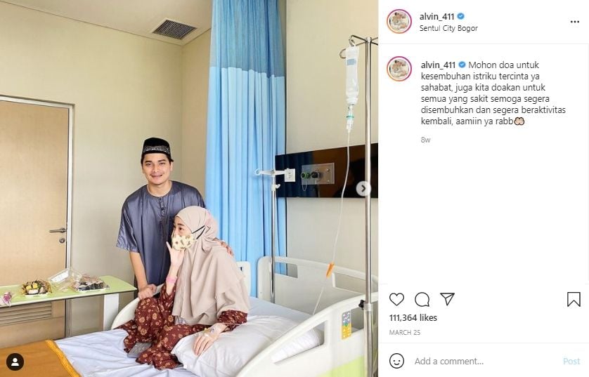 Potret kebersamaan Alvin Faiz dan Larissa Chou. (Instagram/alvin_411)