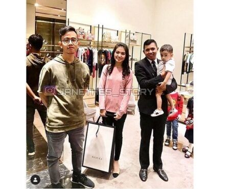 Gibran dan Selvi Ananda. (Instagram/@janethes_story)