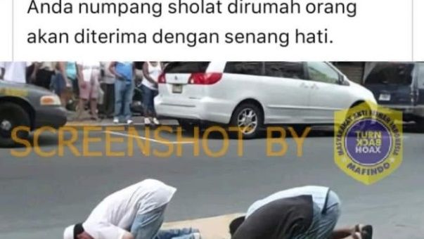 CEK FAKTA Viral Foto Apa Indonesia Tidak Punya Tempat Ibadah. (Turnbackhoax.id)