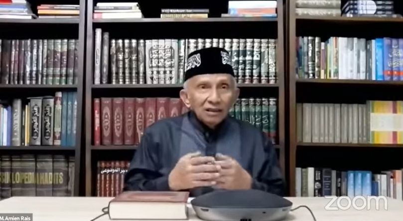 Amien Rais soal pemerintahan Jokowi (YouTube).