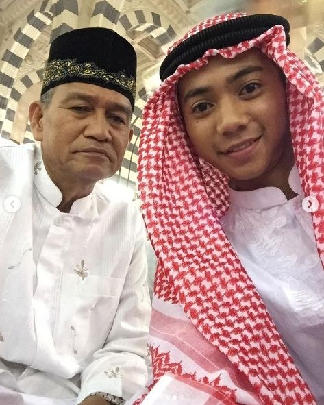 Rizki DA dan ayahnya, Abdul Muthalib Pily [Instagram]