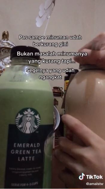 Starbucks beri pelayanan maksimal untuk keluhan pelanggan (TikTok @amalstw)