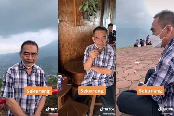 Kisah Sedih Ayah Pakai Baju Sama di Tempat yang Didatangi Ibu. (TikTok/@heendyyy)