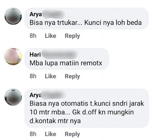 Viral Honda Vario 150 tertukar padahal sudah keyless. (Facebook)