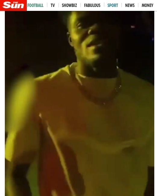 Thomas Partey berpesta di klub malam.