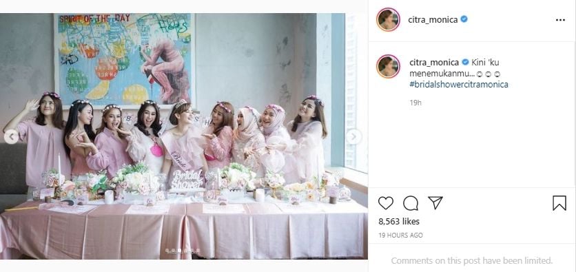 Potret bridal shower Citra Monica. (Instagram/citra_monica)